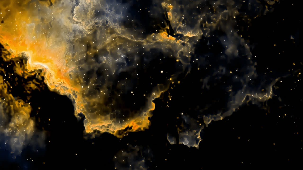 Gold smoke animated overlay, transparent 4K video, alpha channel, ProRes 4444