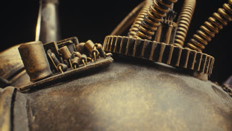 steampunk mechanical detail