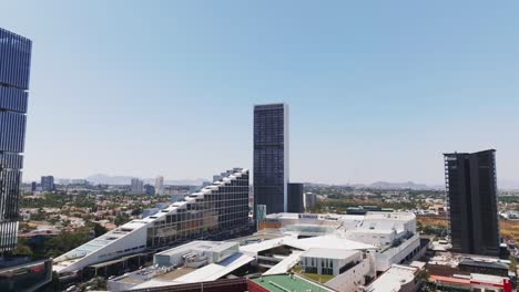 palacio de hierro department store in guadalajara, jalisco, mexico aerial