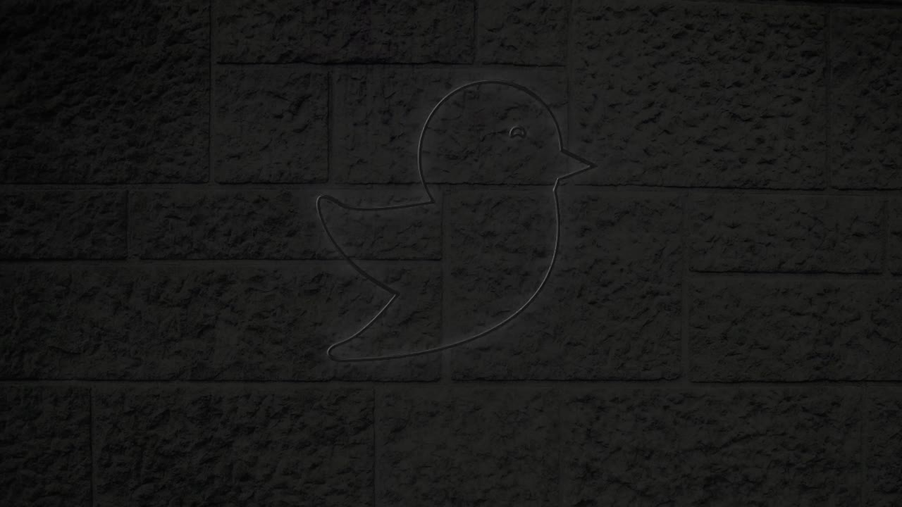 pulgares hacia abajo signo de neón en la pared de ladrillo 4k