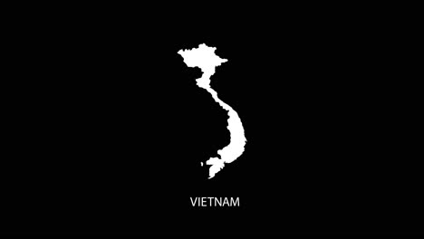 Digital-revealing-and-zooming-in-on-Vietnam-Country-Map-Alpha-video-with-Country-Name-revealing-background-|-Vietnam-country-Map-and-title-revealing-alpha-video-for-editing-template-conceptual