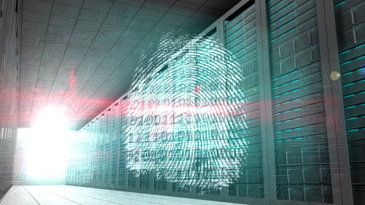 Identity graphics in server room