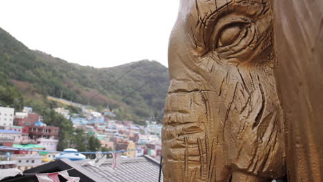 elephant statue in a korean village