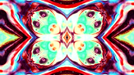 movimiento de fondo de kaleidoscopio abstractamente colorido