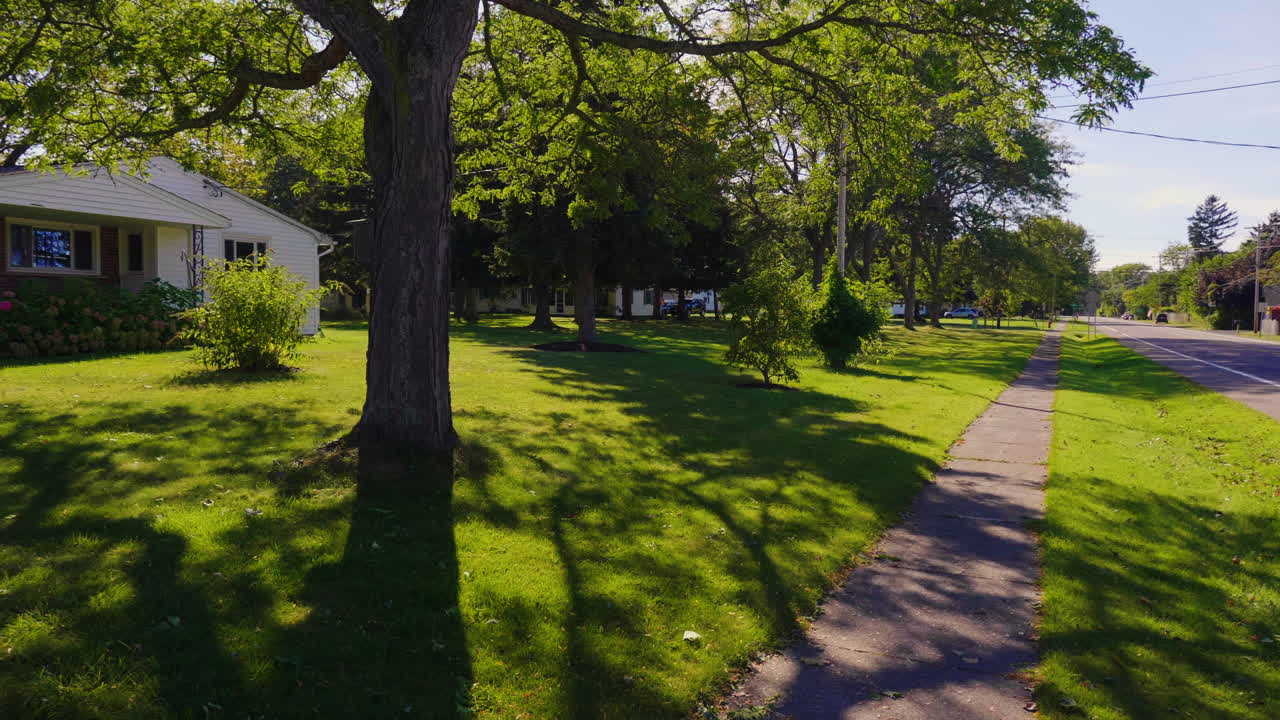 calle suburbana americana