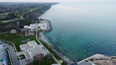 Parque-Del-Lago-Superior-De-Port-Washington,-Condado-De-Ozaukee,-Wisconsin