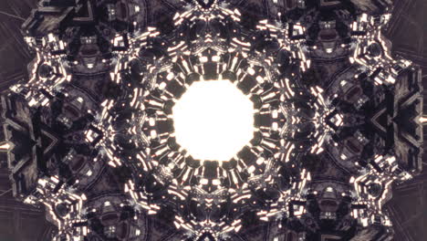 abstract kaleidoscope animated pattern