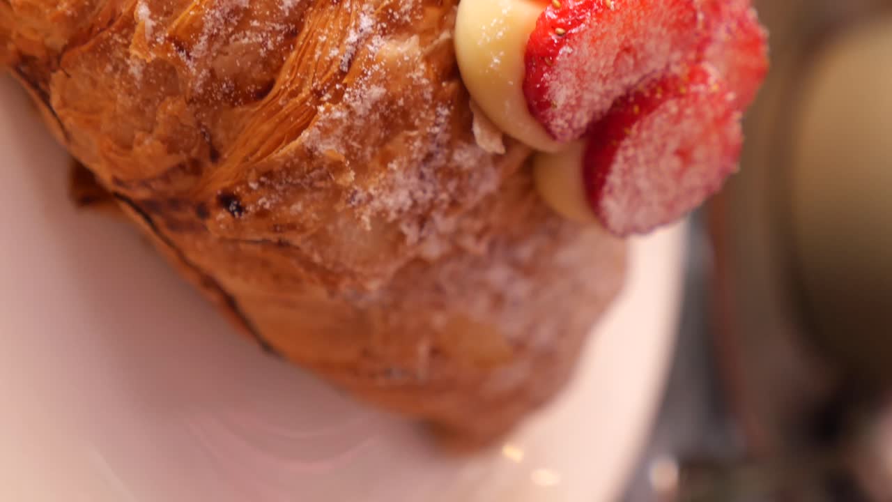 Croissant ai frutti di bosco