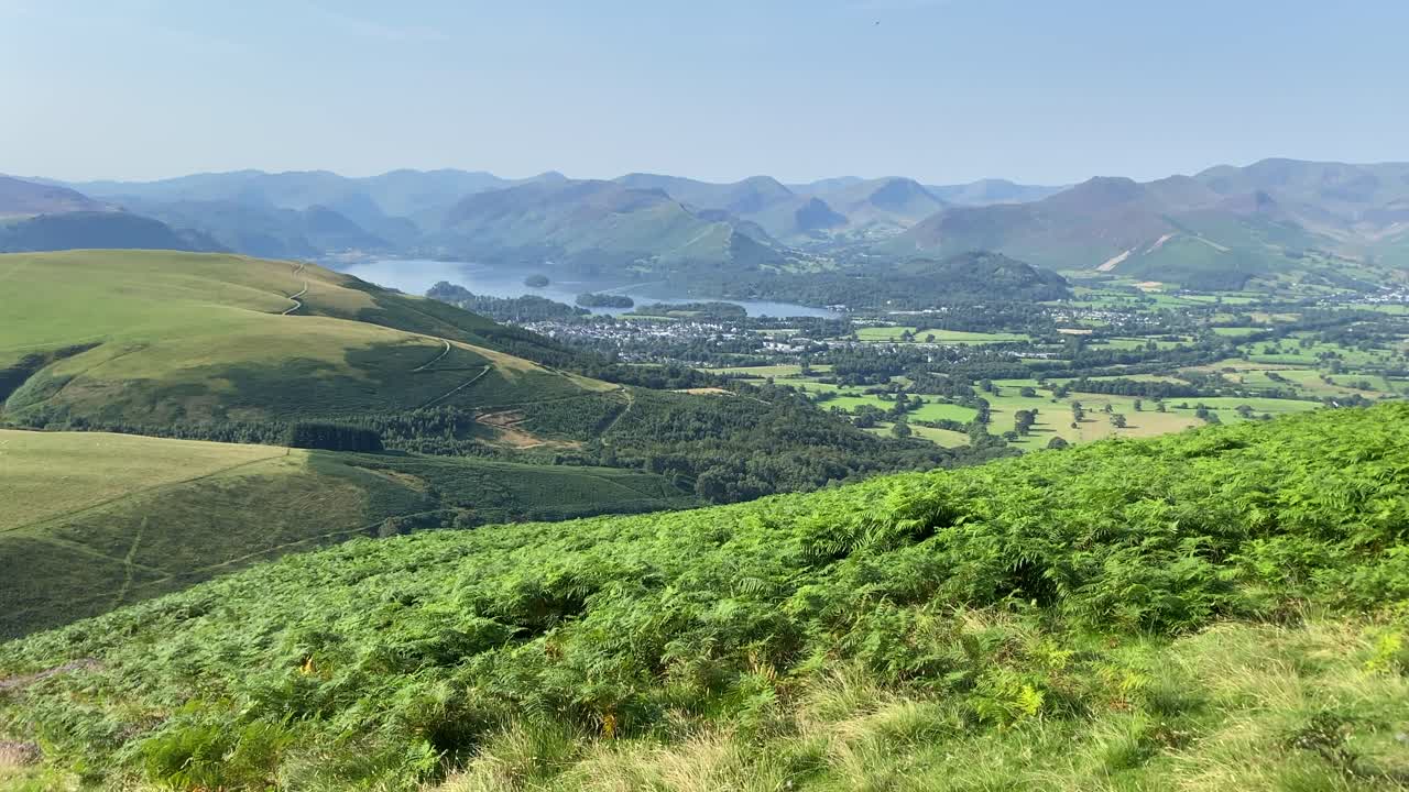 영국의 여름에 아름다운 영화 촬영 자연과 시골