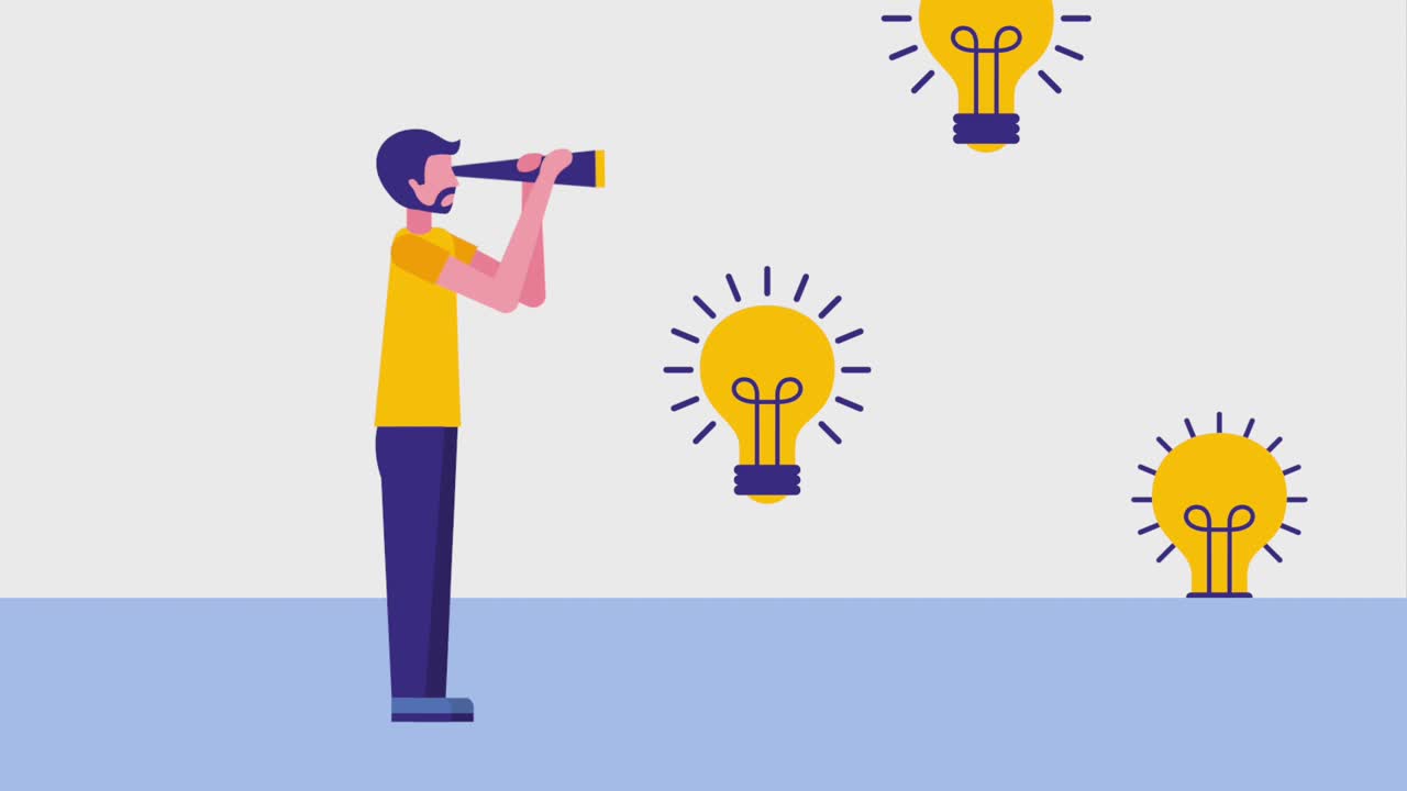 animación de personas y negocios