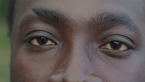 close-up of a person's face
