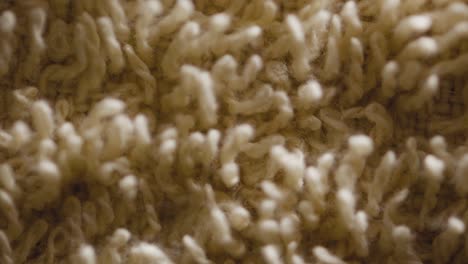 threads of beige color towel macro.