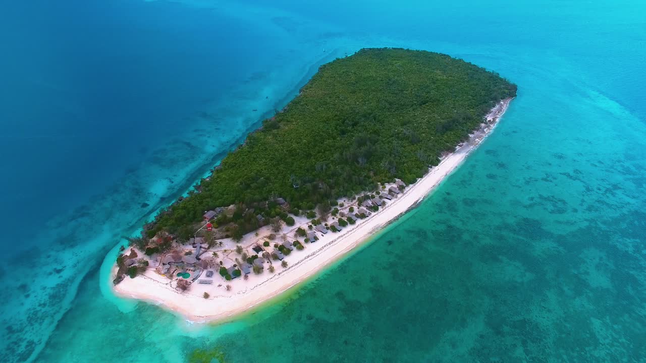 잔지바르 군도의 섬 조감도