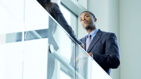 asian indian african american male female business meeting