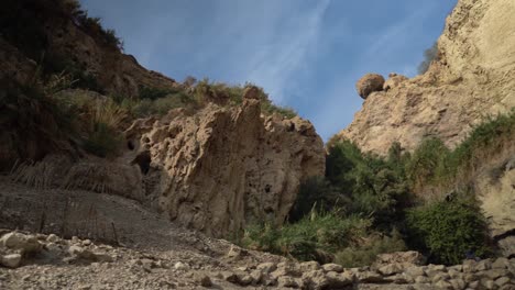 landscape scenery view ein gedi en gedi israel biblical site oasis spring