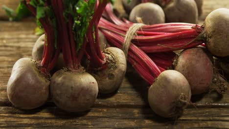 Close-up-of-kohlrabi-on-wooden-table-4k