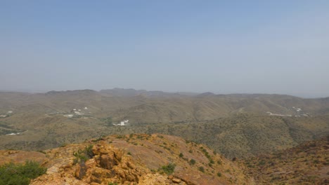 views over the al hada mountains in western saudi arabia