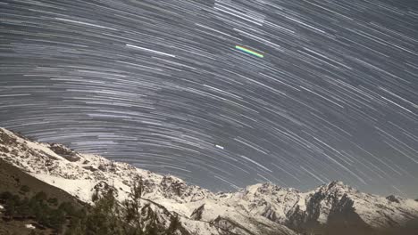 rastros de estrellas de montaña 02