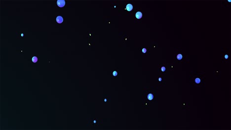 fondo abstracto con círculos y formas de morfología. colorido gradiente gotas de agua