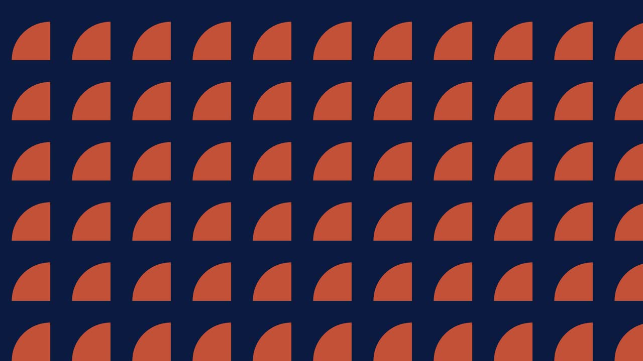 Multicolor geometric shapes in abstract dynamic pattern. Motion graphic background in a flat design with geometric elements