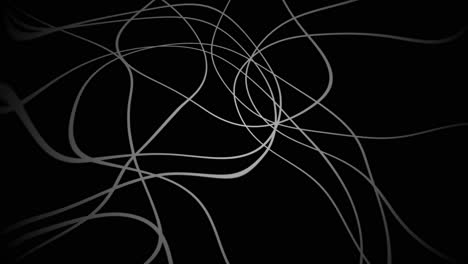 Triangolo astratto fatto con linee