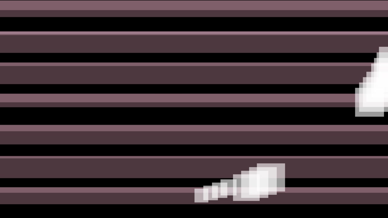 Abstract Digital Glitch Effect with Horizontal Lines and Flashing White Shapes