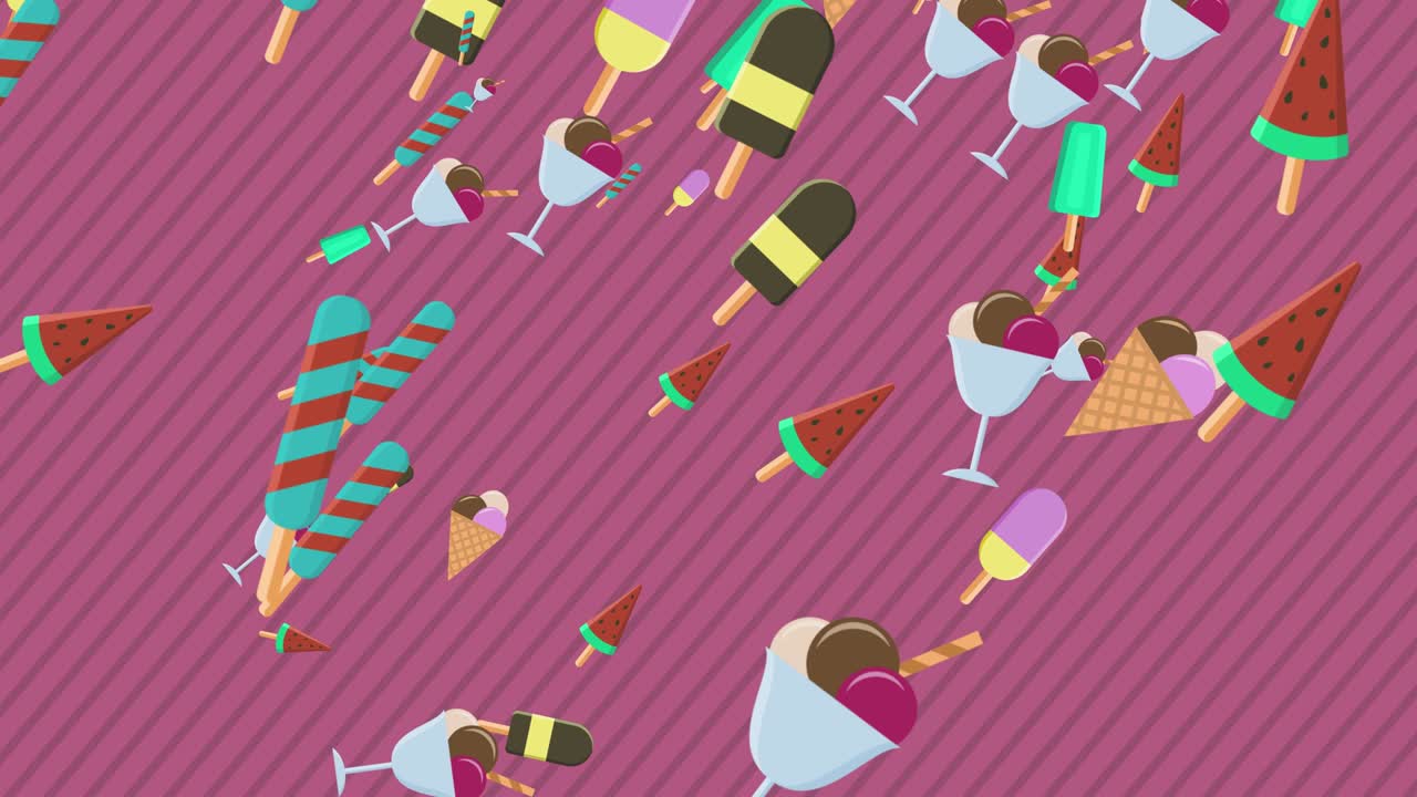 helado, concepto de verano