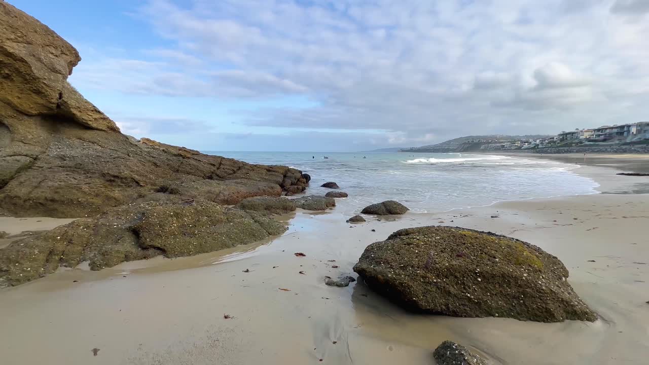 un hermoso amanecer en dana point, california