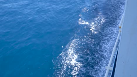 reflection of ferry boat in water