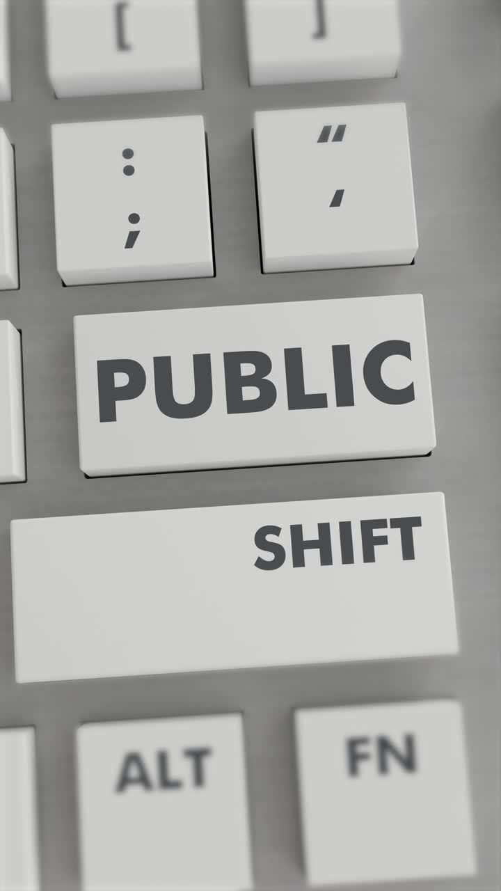 Pressionamento Público de Teclas no Teclado - Vídeo Vertical