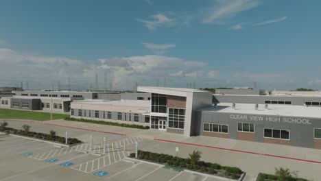 aerial view of clear view high school