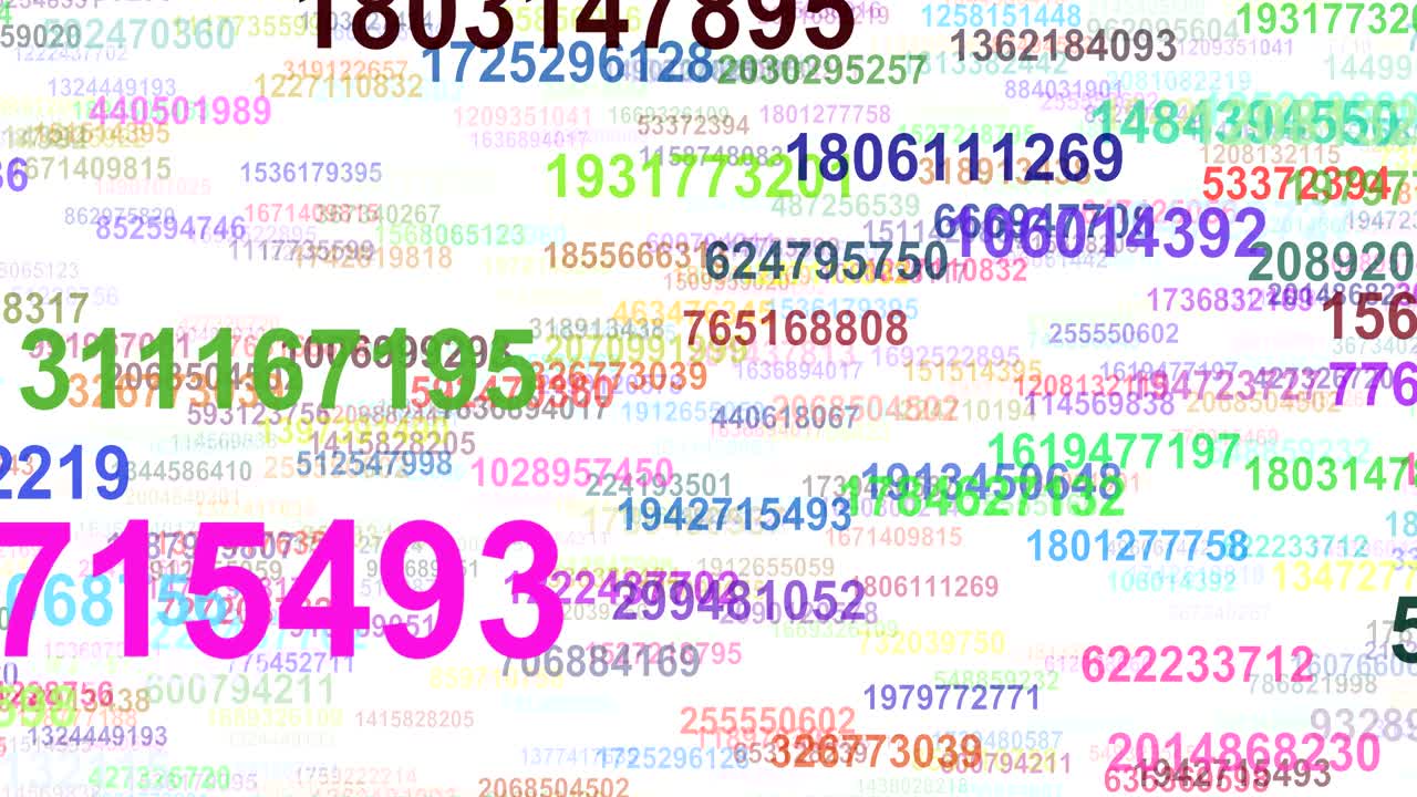flujo de datos de números aleatorios bucle sin fisuras