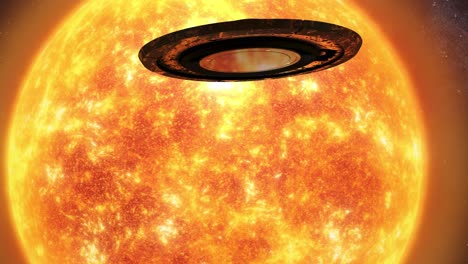 ufo near the sun