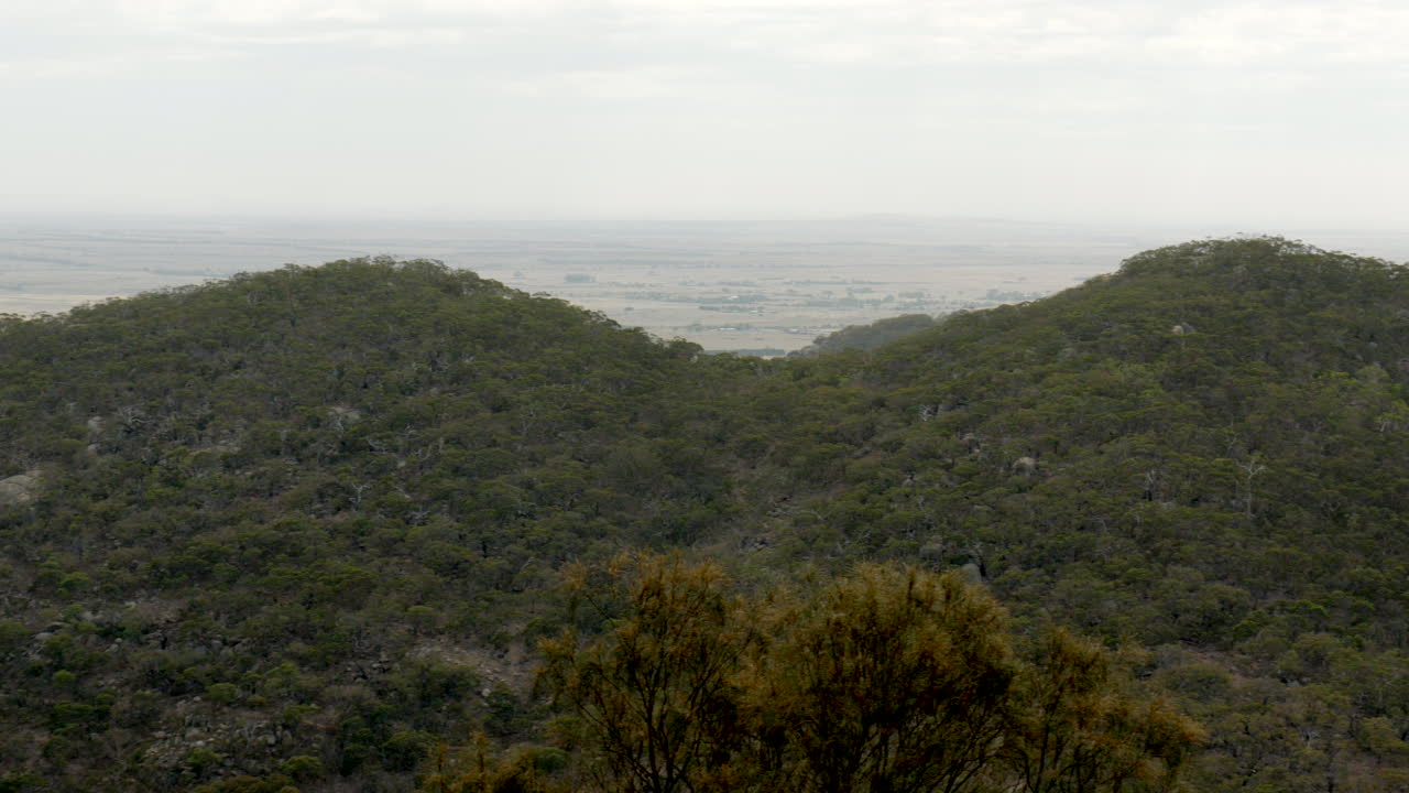 tu parque nacional yang, victoria australia. tiro panorámico
