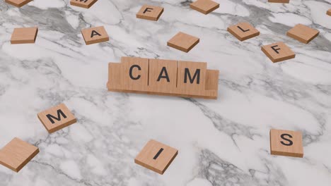 cam palabra en el scrabble