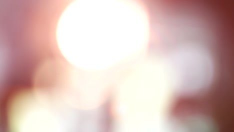 panorama de movimiento de luces aleatorias borrosas.