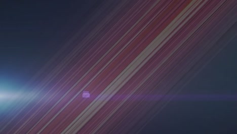 animación de líneas y luces que se mueven en fondo violeta