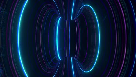 neon tunnel visuals