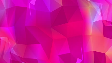 animación de polígono abstracto patrón multicolor concepto suave de 4k