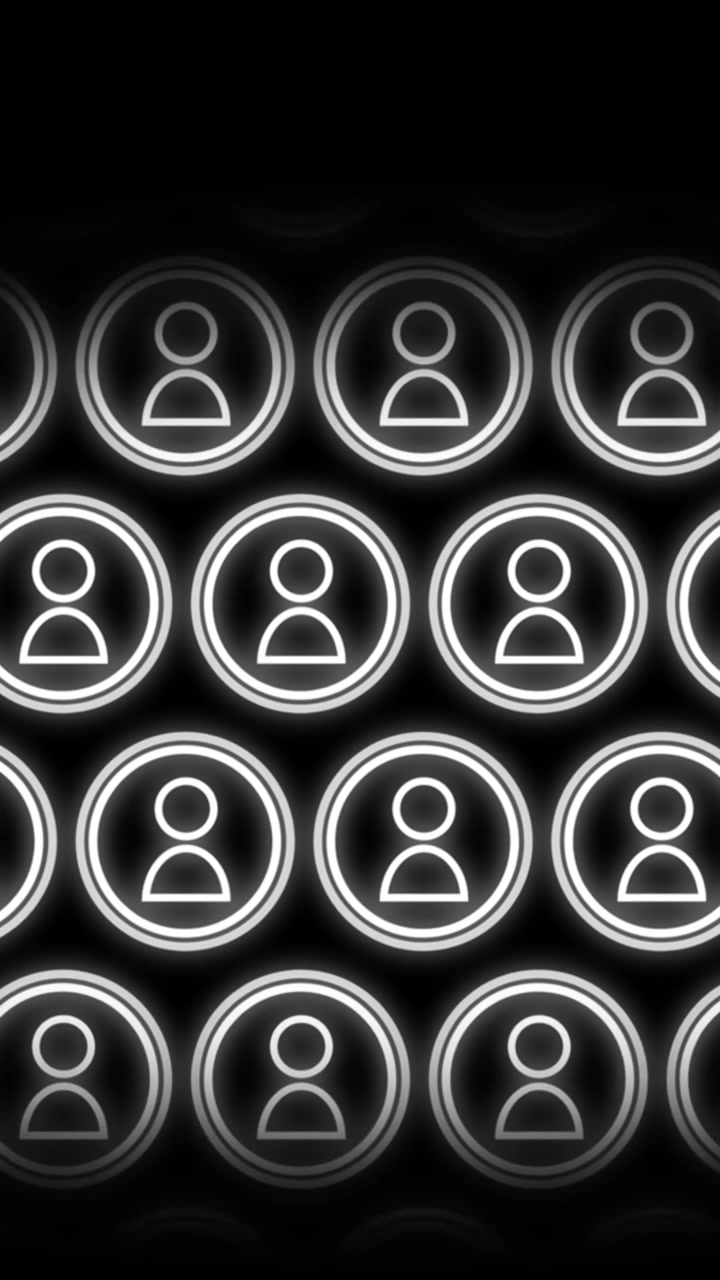 Vector icons of people 4k