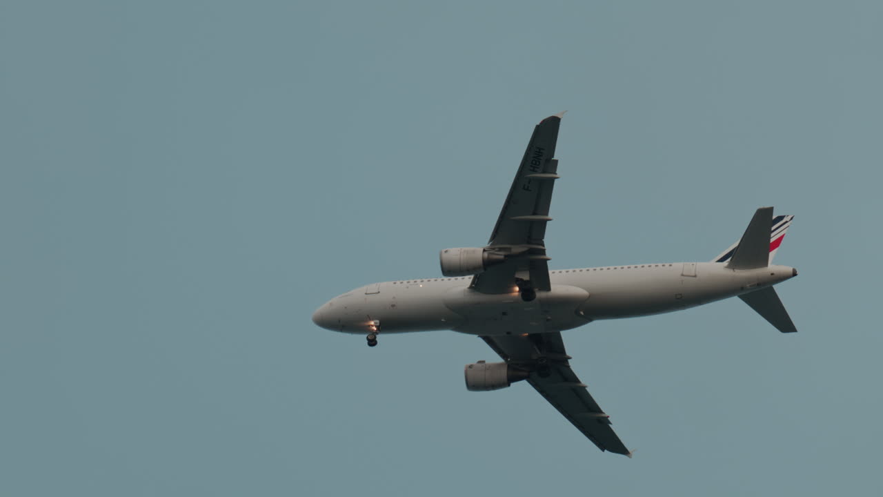 View of an airplane flying in the cloudy sky