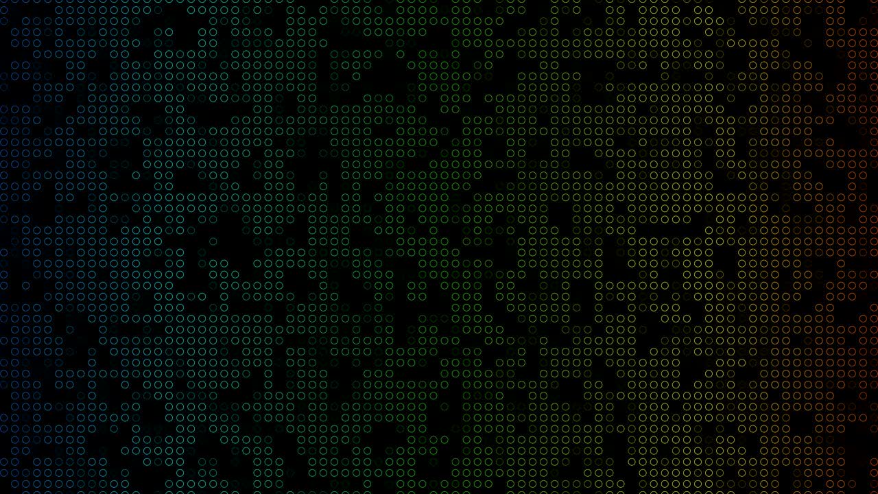 animación de fondo abstracta con círculos