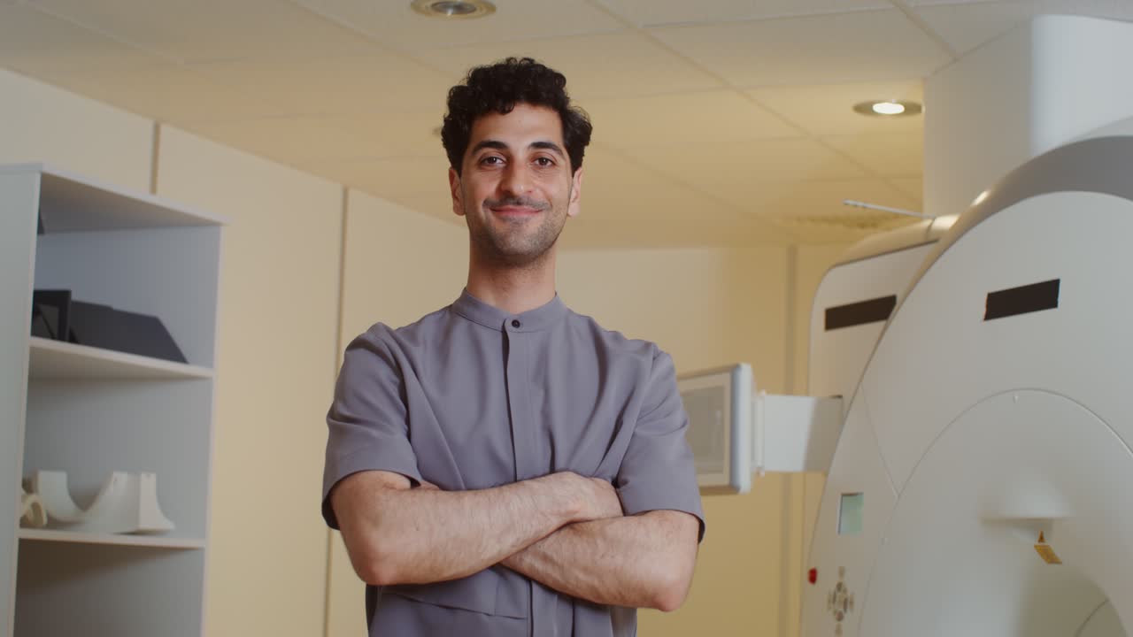 médico en un centro médico