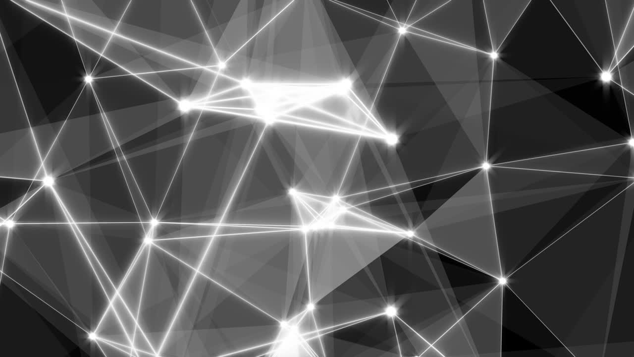 모션 루프 배경 추상적인 동적 플렉서스 미래 기술 3d 렌더링