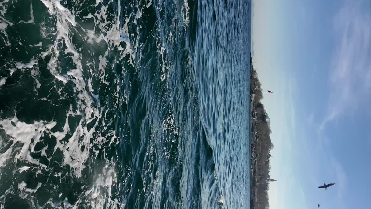 Vista del Bosforo da una barca