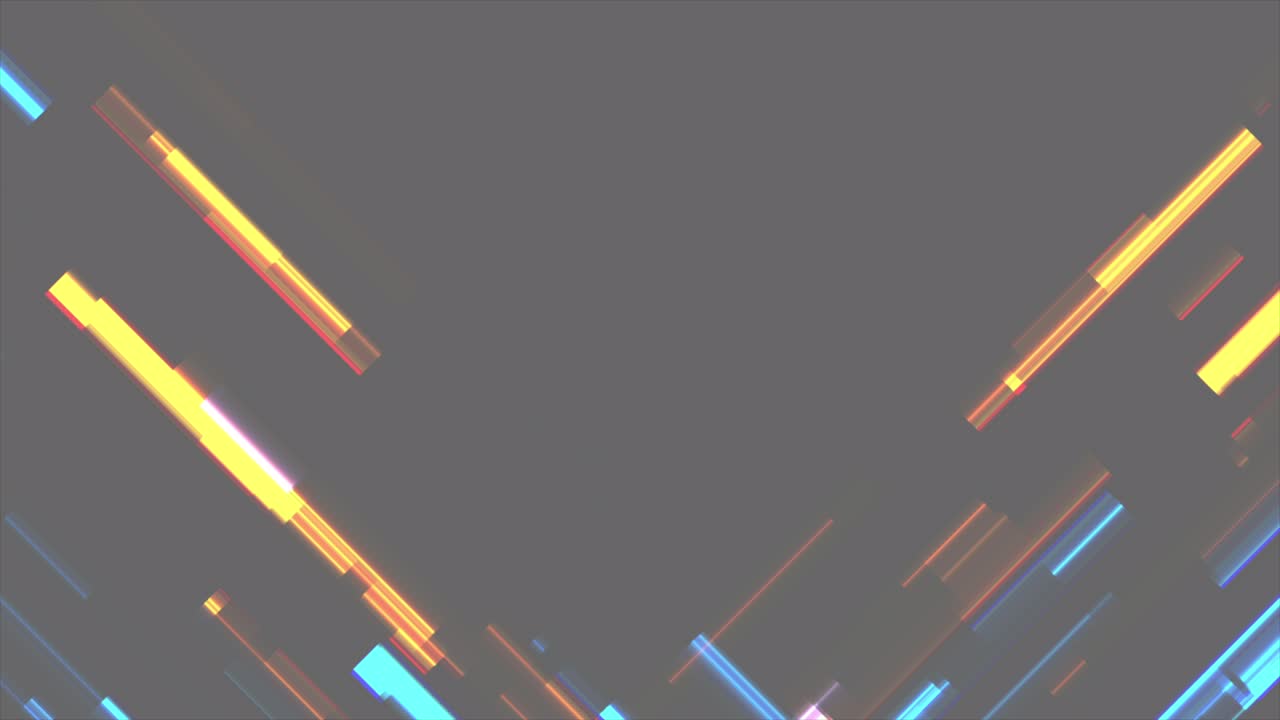 추상적인 기술 빛나는 네온 선 움직임 배경과 장애 효과