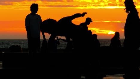 sunset skate session