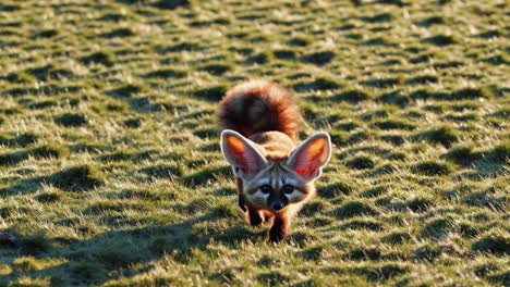 fennec fox in a field