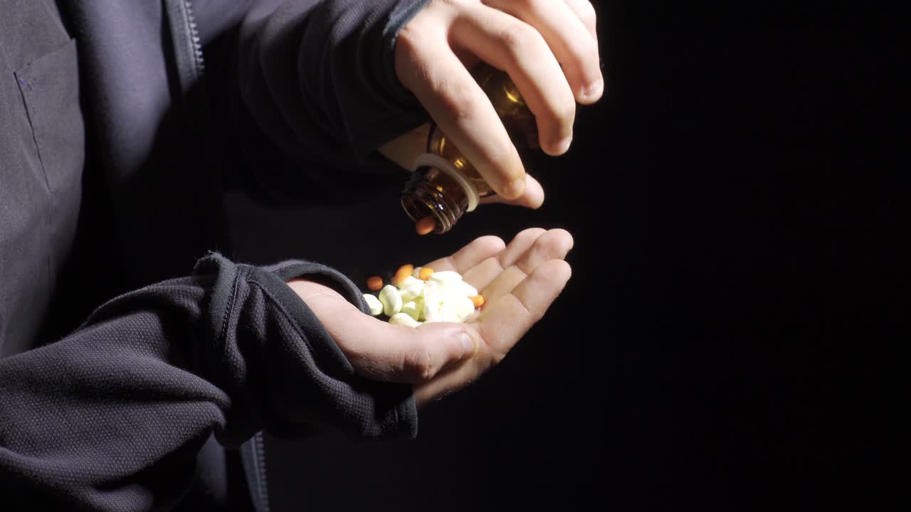 자살을 시도한 사람.