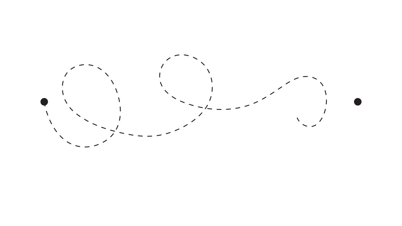 Trajectory between two points